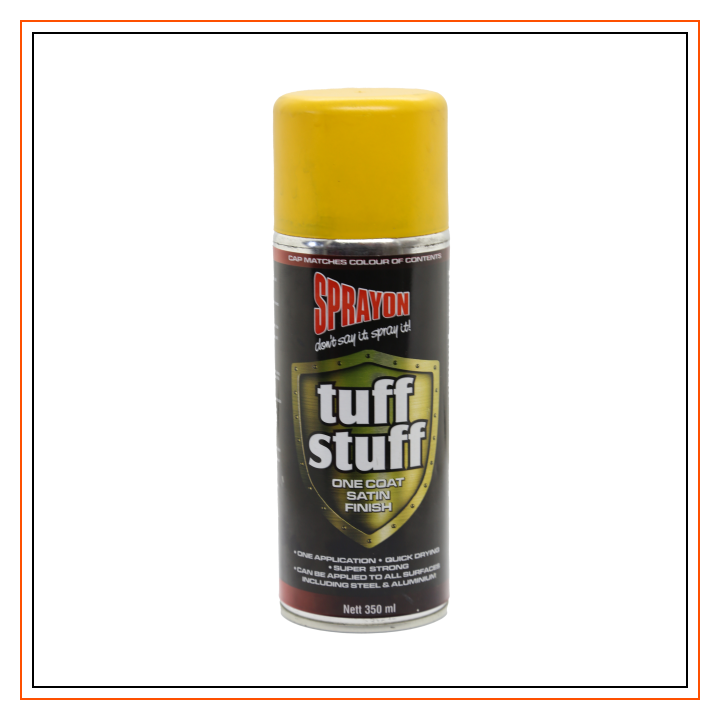 Spray-On Tuff Stuff Spray Paint Yellow