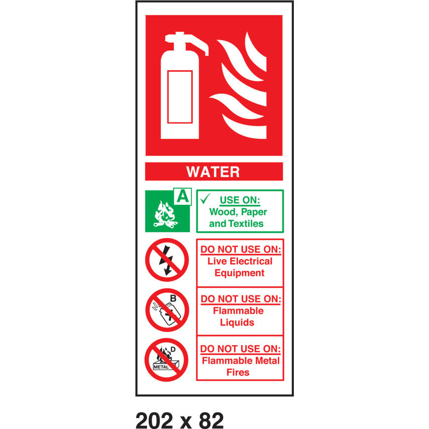 WATER 202mmx82mm RIGID EN 5