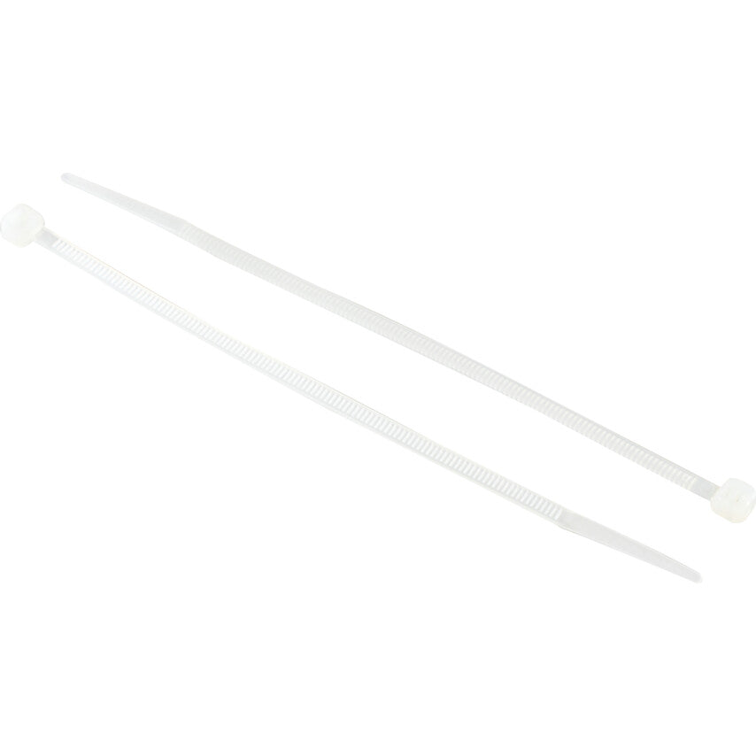 Cable Ties, Natural, 3.6x140mm (Pk-100)