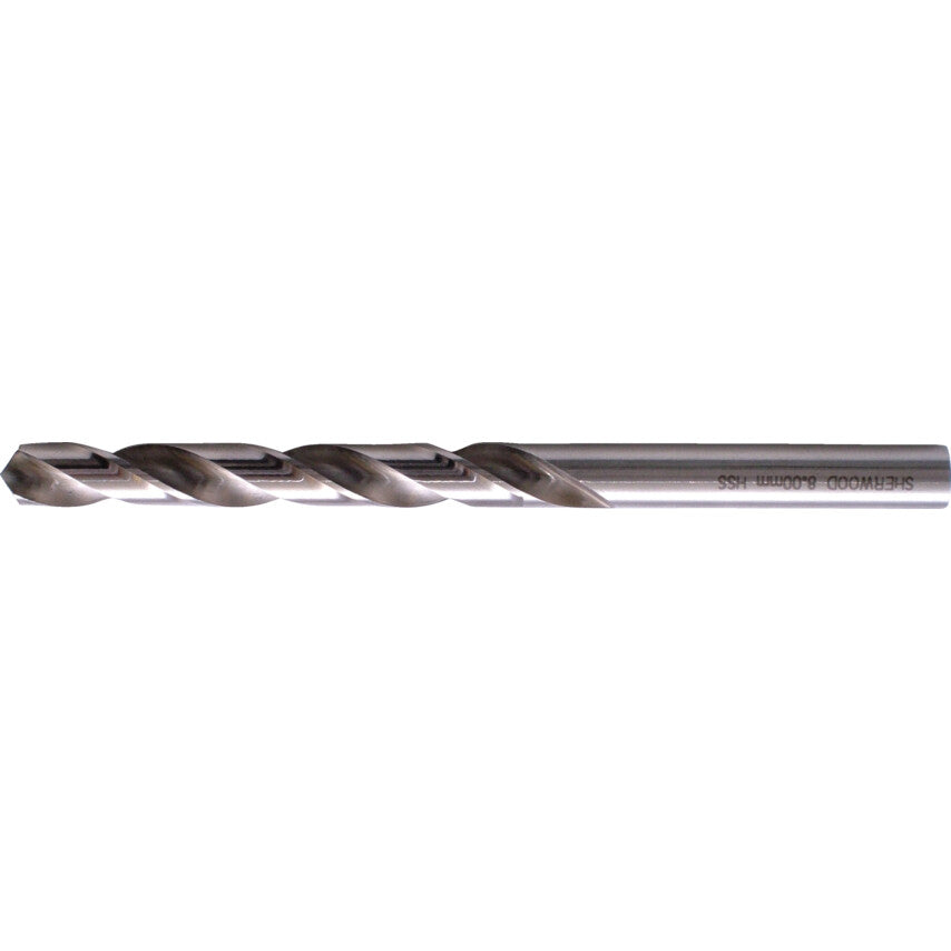 Jobber Drill, 8.2mm, Normal Helix, High Speed Steel, Bright