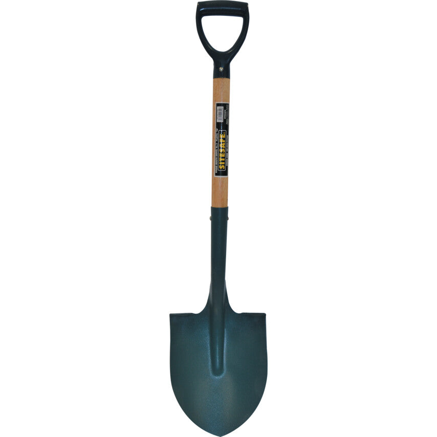 Round Mouth Shovel, 1000mm Overall Length, YD Handle, Carbon Manganese Steel Blade