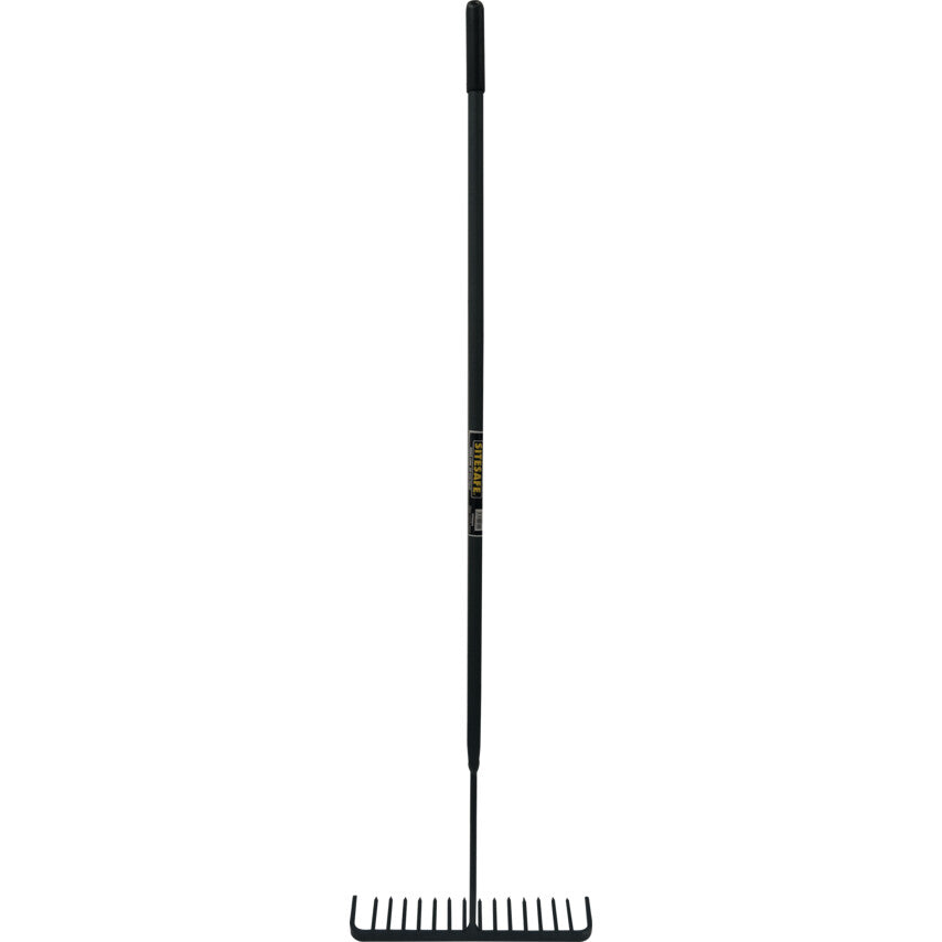 Rake, 406mm Head Width, Steel Tine Material, 16 Tines