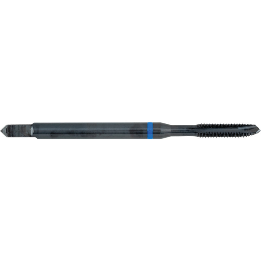 Machine Tap, M4 x 0.7mm, Metric Coarse, Spiral Point, Vanadium High Speed Steel, Steam Tempered, Blue