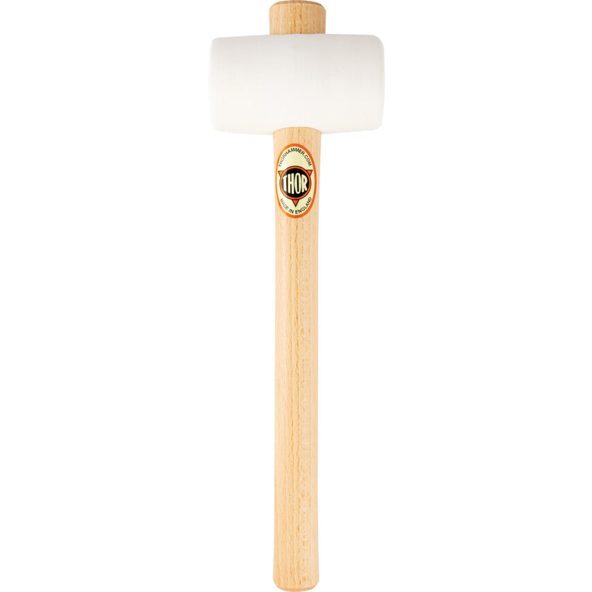 13oz Rubber Mallet, Wood Shaft