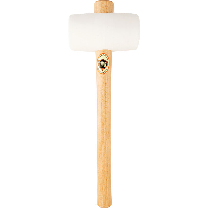 34oz Rubber Mallet, Wood Shaft