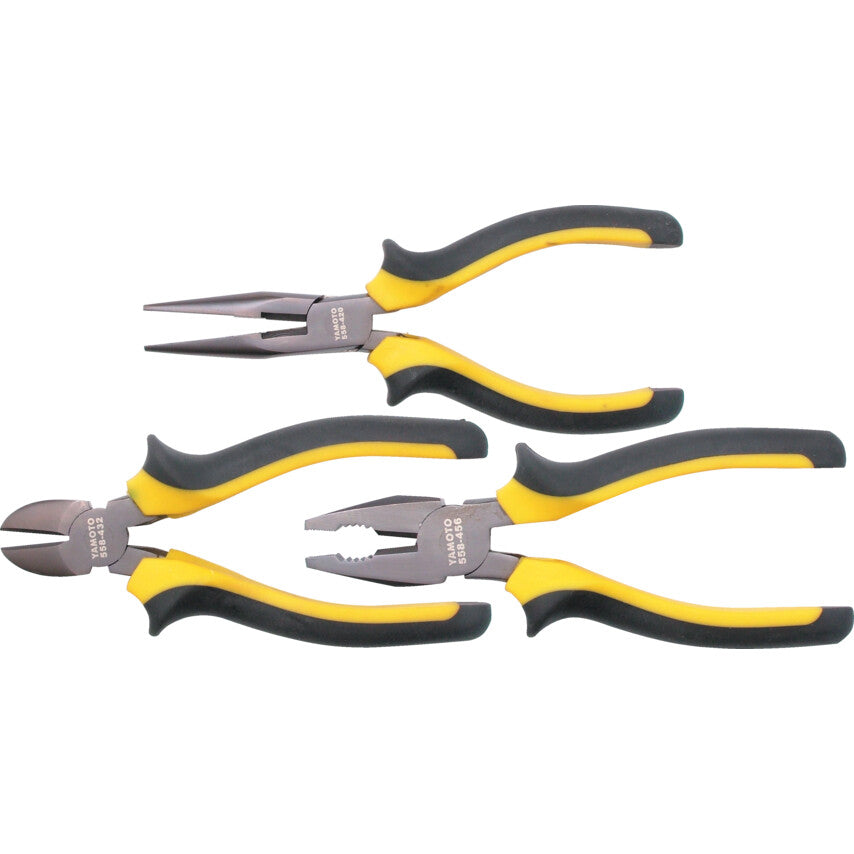 Pliers, Serrated and Smooth, Chrome Vanadium Steel, 205mm, Set