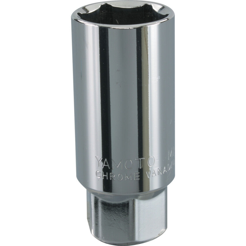 3/8in. Drive, Spark Plug Compatible, Spark Plug Hex Socket, M14, Metric, Polished Finish