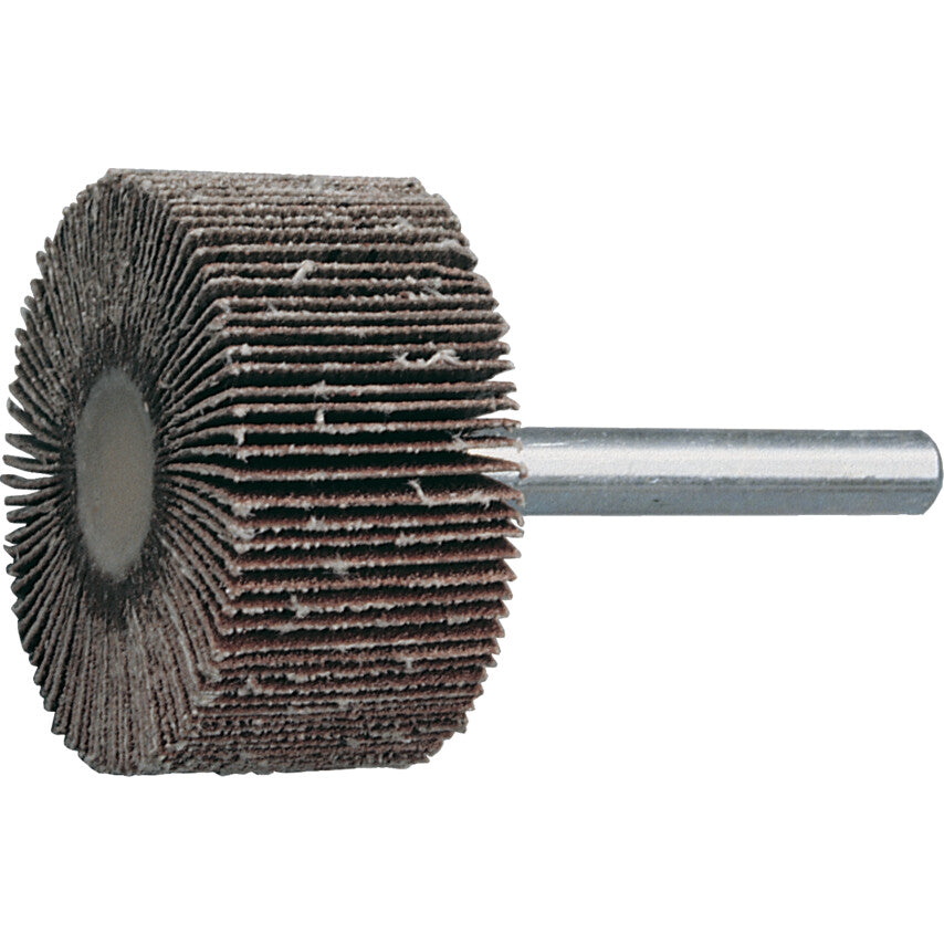 Flap Wheel, 40 x 25mm, P120, Aluminium Oxide, 6mm Shank