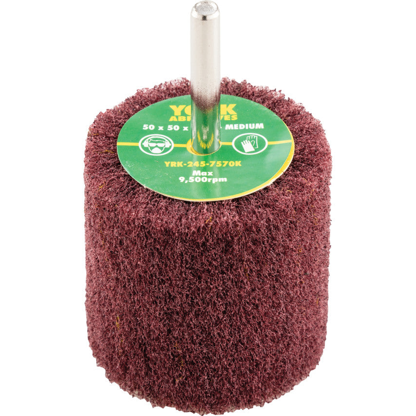 Non-Woven Flap Wheel, 50 x 50 x 6mm, Medium, Aluminium Oxide