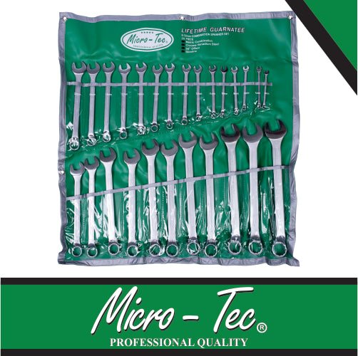 Micro-Tec 6mm - 32mm Combination Spanner Set