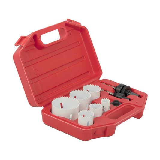 TorkCraft 9-Piece Bi-Metal Holesaw Set in Case