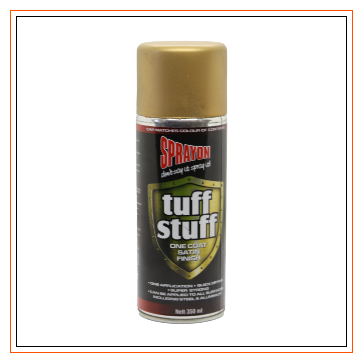 Spray-On Tuff Stuff Spray Paint Gold