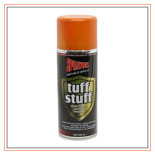 Spray-On Tuff Stuff Spray Paint Orange