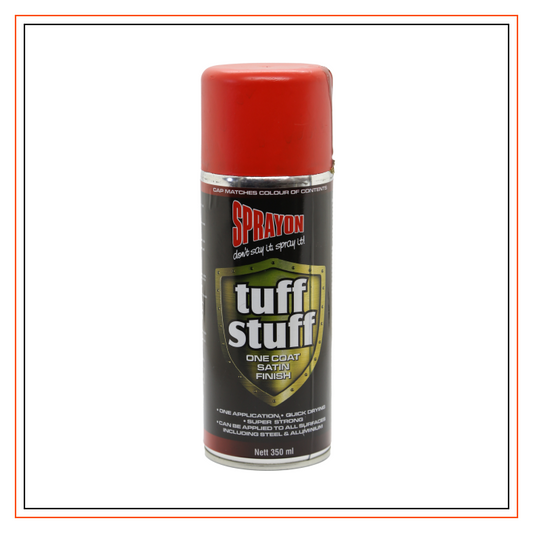 Spray-On Tuff Stuff Spray Paint Red