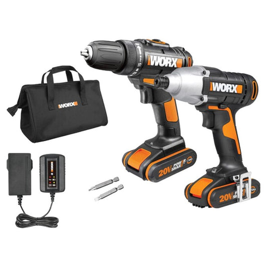 IMPACT DRILL & IMPACT DRIVER 1/4″ COMBO 20V | KIT