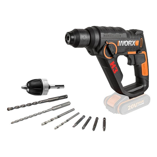 H3 Compact Rotary Hammer Cordless 3-In-1 Sds 1.2J 20V