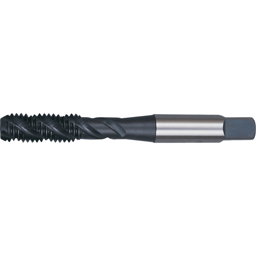 Machine Tap, 1/2in. x 13 UNC, UNC, Spiral Flute, High Speed Steel, Steam Tempered