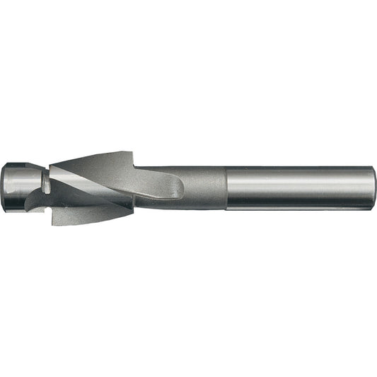 Counterbore, 20mm, High Speed Steel, 3 fl, Plain Shank, Uncoated