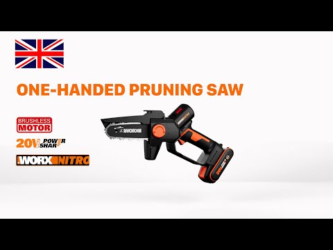 Worx Nitro Brushless One-Handed Chainsaw