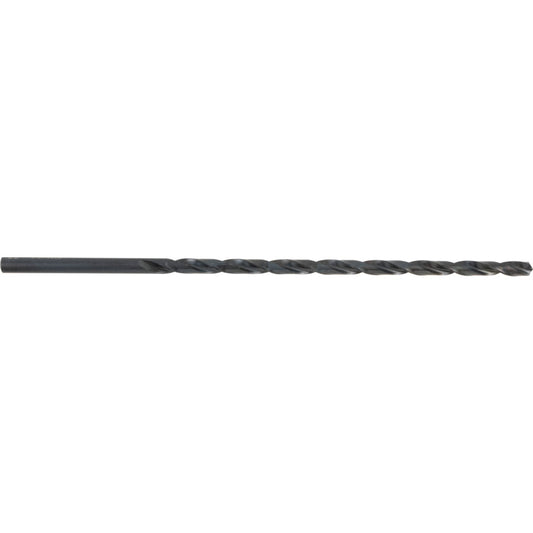 E100, Extra Length, Long Series Drill, 6mm, Straight Shank, High Speed Steel, Steam Tempered