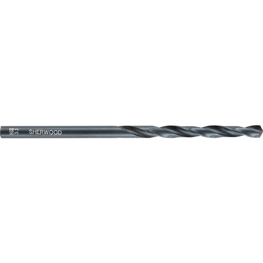 Jobber Drill, 3.1mm, Normal Helix, High Speed Steel, Black Oxide