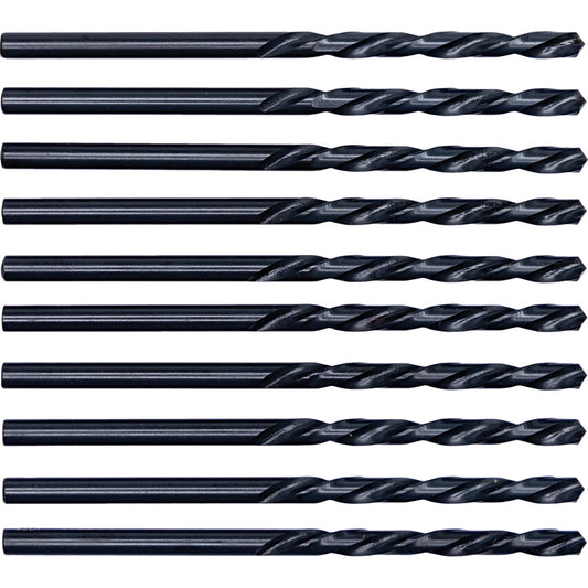 Jobber Drill, 3.2mm, Normal Helix, High Speed Steel, Black Oxide