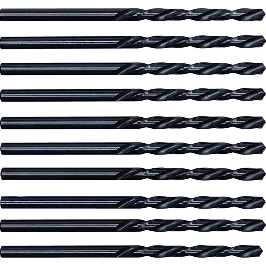 Jobber Drill, 3.3mm, Normal Helix, High Speed Steel, Black Oxide