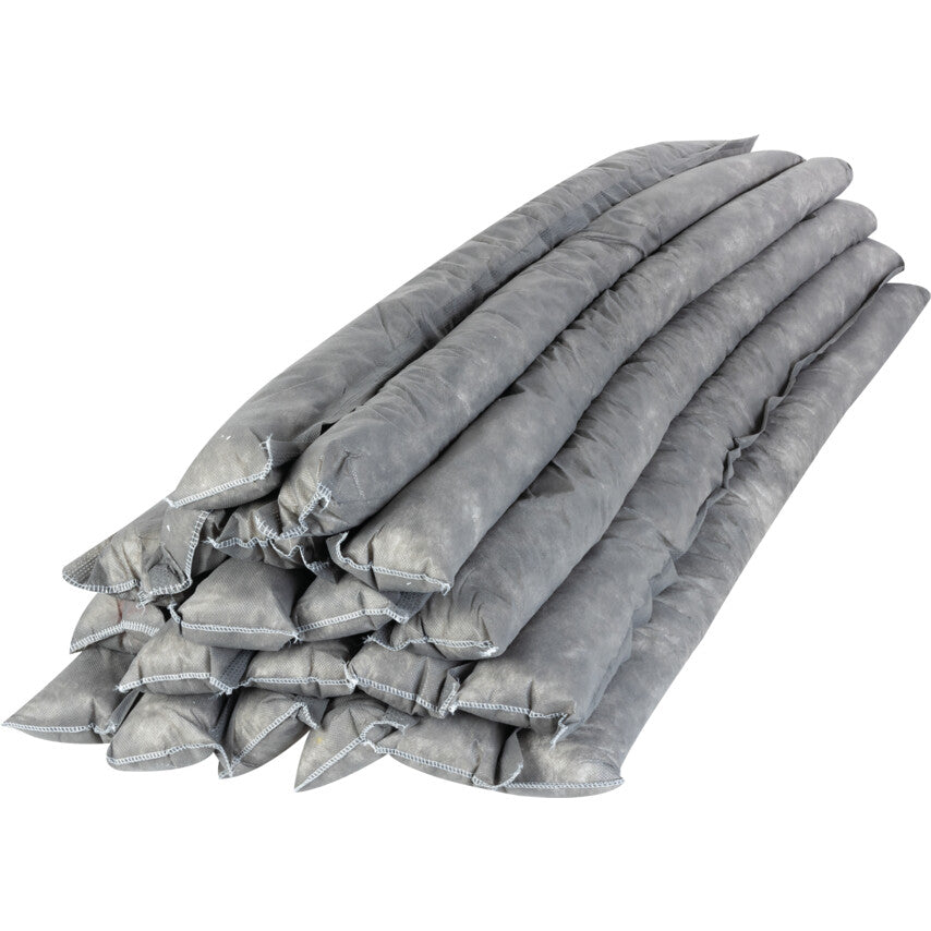 Maintenance Absorbent Sock, 100L Absorbent Capacity Per Pack, 3000mm, Pack of 8