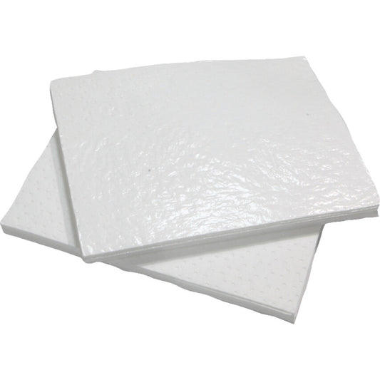 Oil Absorbent Pad, 80L Absorbent Capacity, 50cm x 40cm, Pack of 100