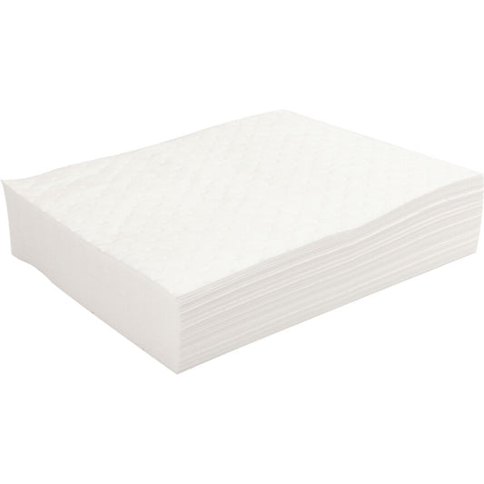 Oil Absorbent Pads, 40L Per Pack Absorbent Capacity, 50 x 40cm, Pack of 50