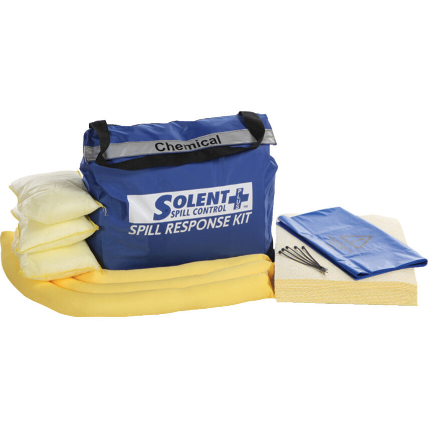 Chemical Spill Kit Refill, 50L Per Kit Absorbent Capacity