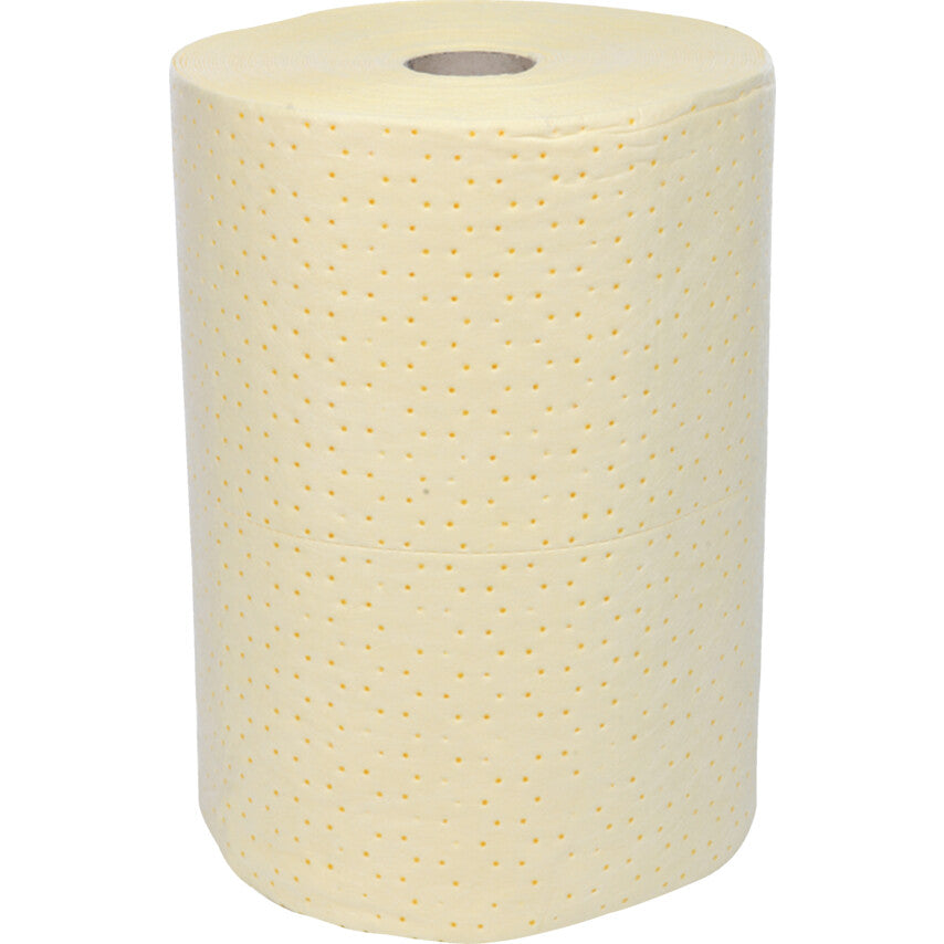 Chemical Absorbent Roll, 80L Roll Absorbent Capacity, 50cm x 40m, Single Roll