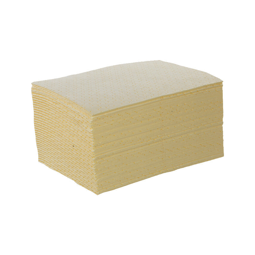 Chemical Absorbent Pads, 120L Per Pack Absorbent Capacity, 50 x 40cm, Pack of 100