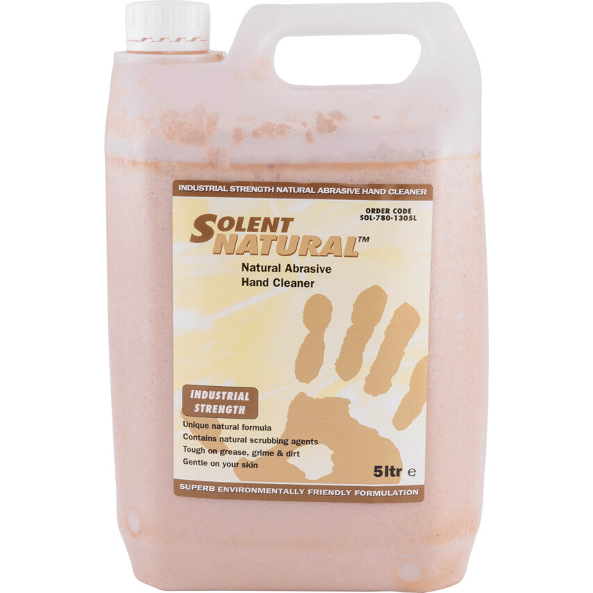 Solent Natural, Antibacterial Paste Hand Cleaner, 5L Jerry