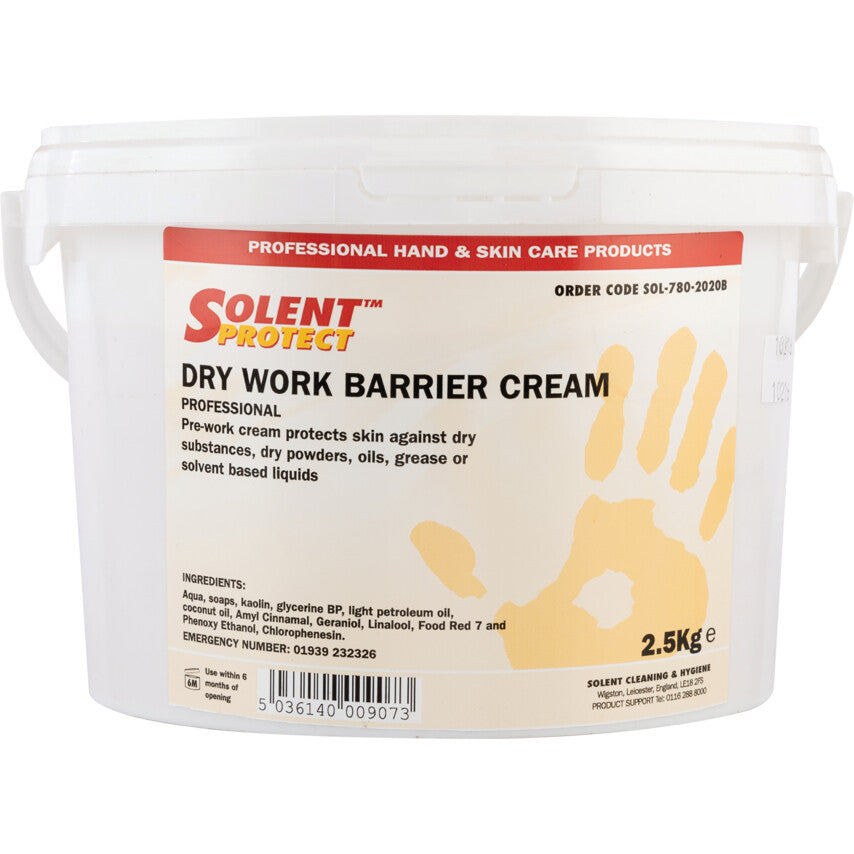 Barrier, Fragrance Free Barrier Cream, 2.5L Tub