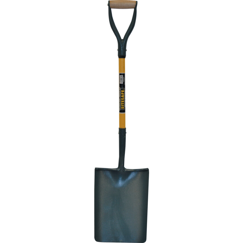 Taper Mouth Shovel, 1000mm Overall Length, YD Handle, Carbon Steel Blade