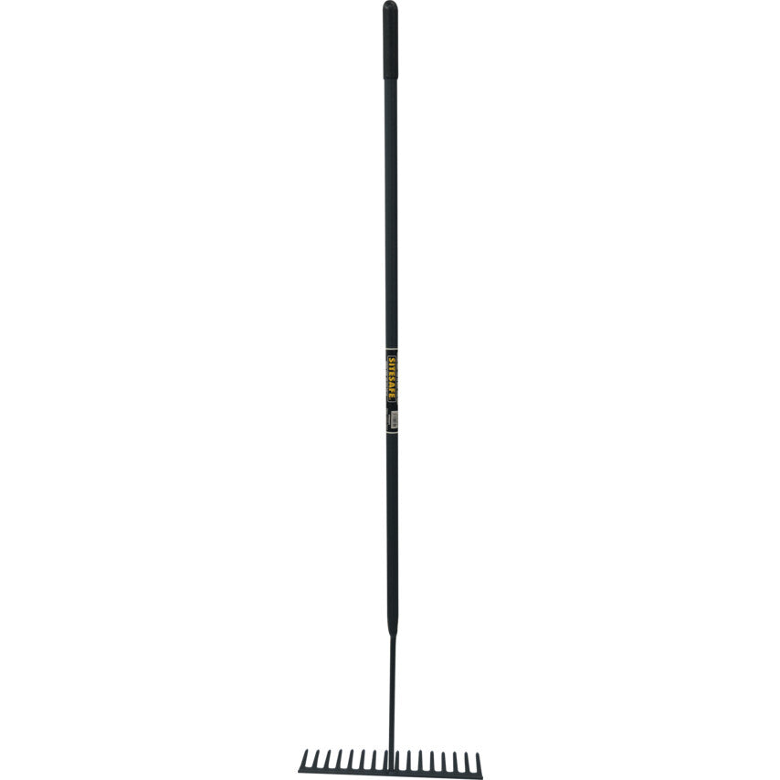 Rake, 406mm Head Width, Steel Tine Material, 16 Tines
