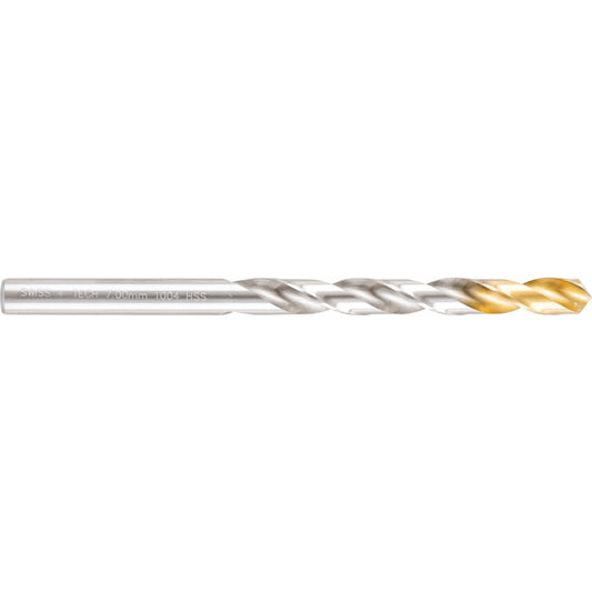 Jobber Drill, 7mm, Normal Helix, High Speed Steel, TiN