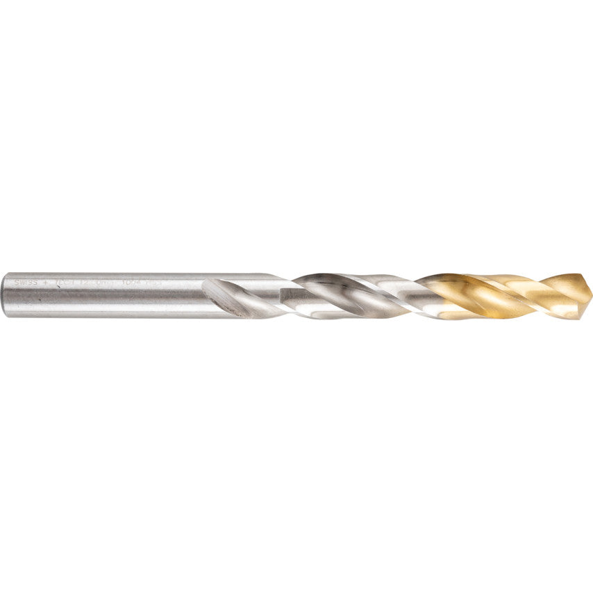 Jobber Drill, 6.1mm, Normal Helix, High Speed Steel, TiN