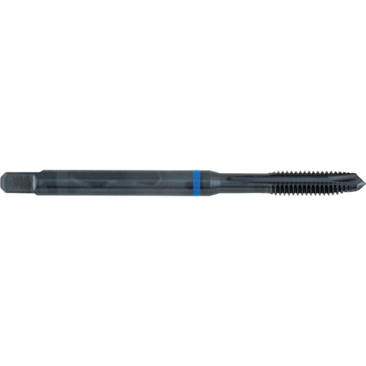 Machine Tap, M6 x 1mm, Metric Coarse, Spiral Point, Vanadium High Speed Steel, Steam Tempered, Blue