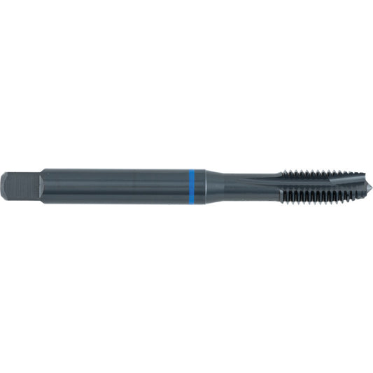 Machine Tap, M10 x 1.5mm, Metric Coarse, Spiral Point, Vanadium High Speed Steel, Steam Tempered, Blue