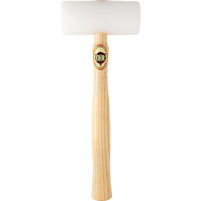 11.3oz Plastic Mallet, Wood Shaft