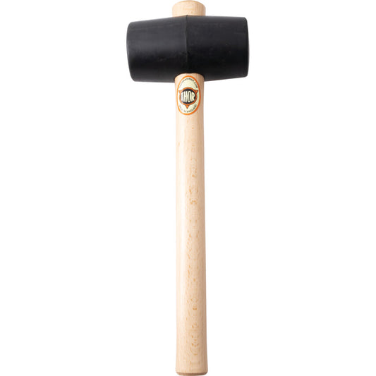 18.5oz Rubber Mallet, Wood Shaft