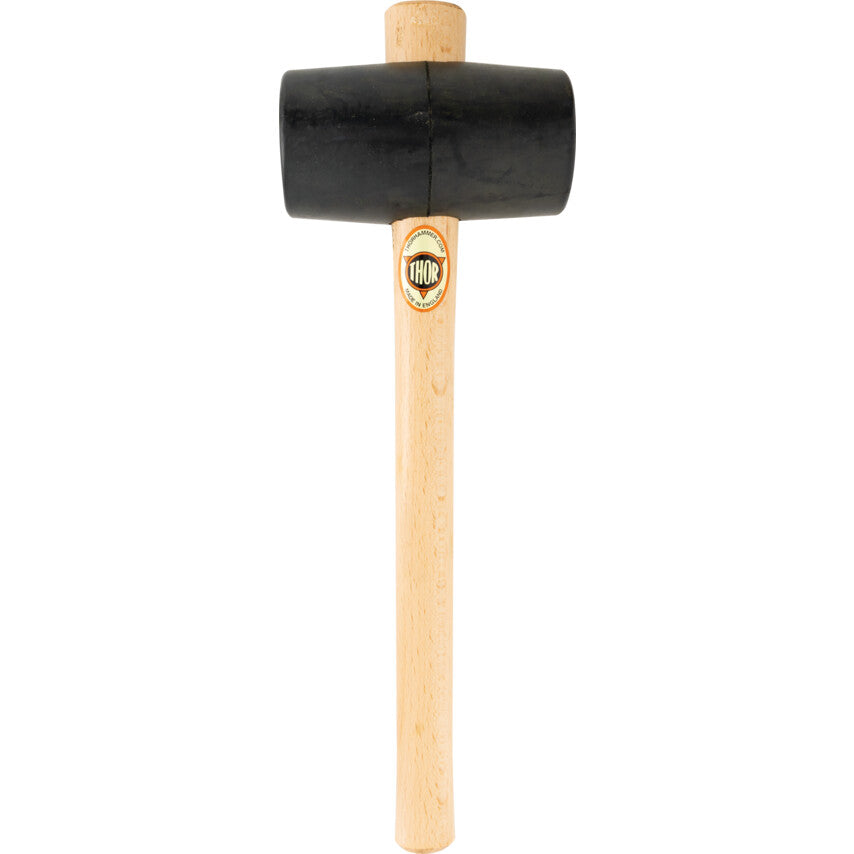 21oz Rubber Mallet, Wood Shaft