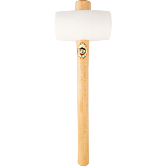 34oz Rubber Mallet, Wood Shaft