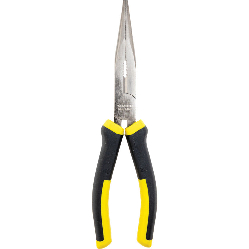 Needle Nose Pliers, Smooth, Steel, 200mm