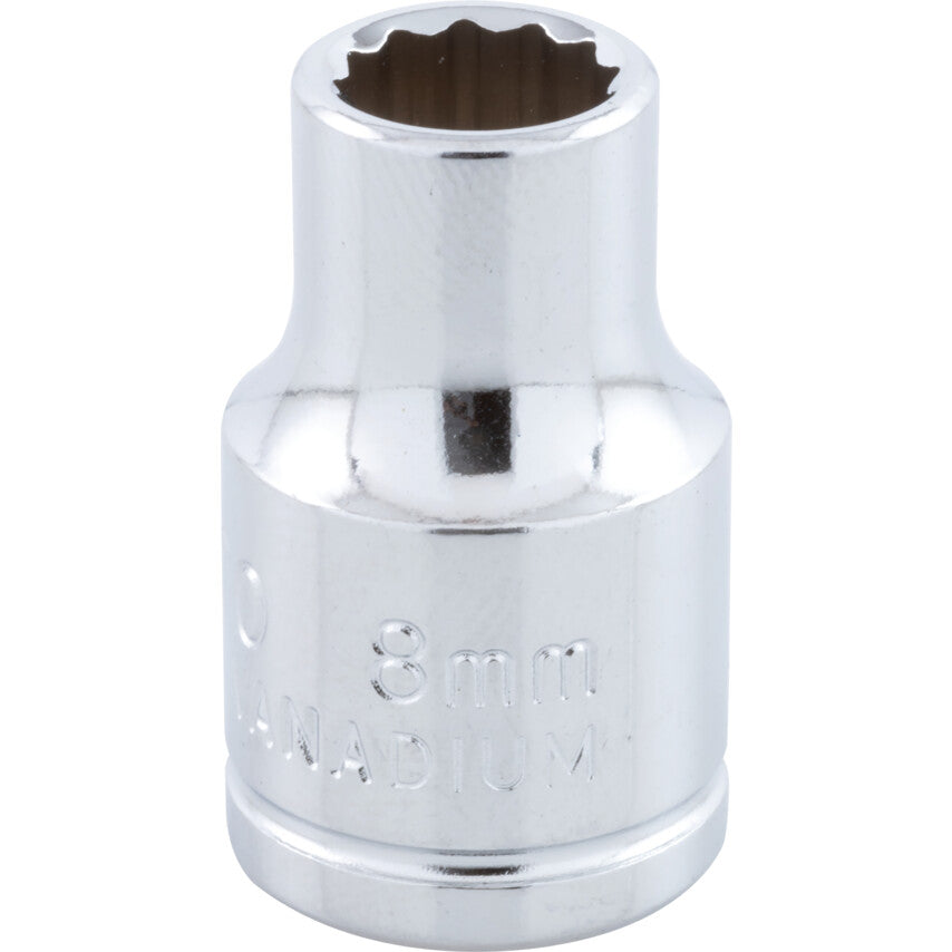 1/4in. Drive, Standard Hexagon Socket, 5mm, Metric, Polished Finish