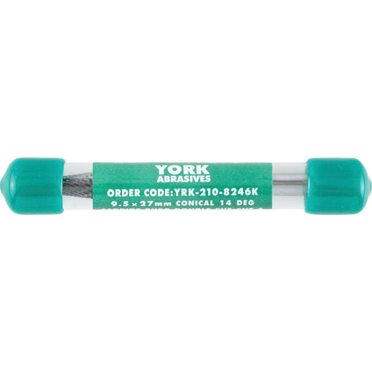 Carbide Burr, Uncoated, Cut 6 - Double Cut, 9.5mm, Conical