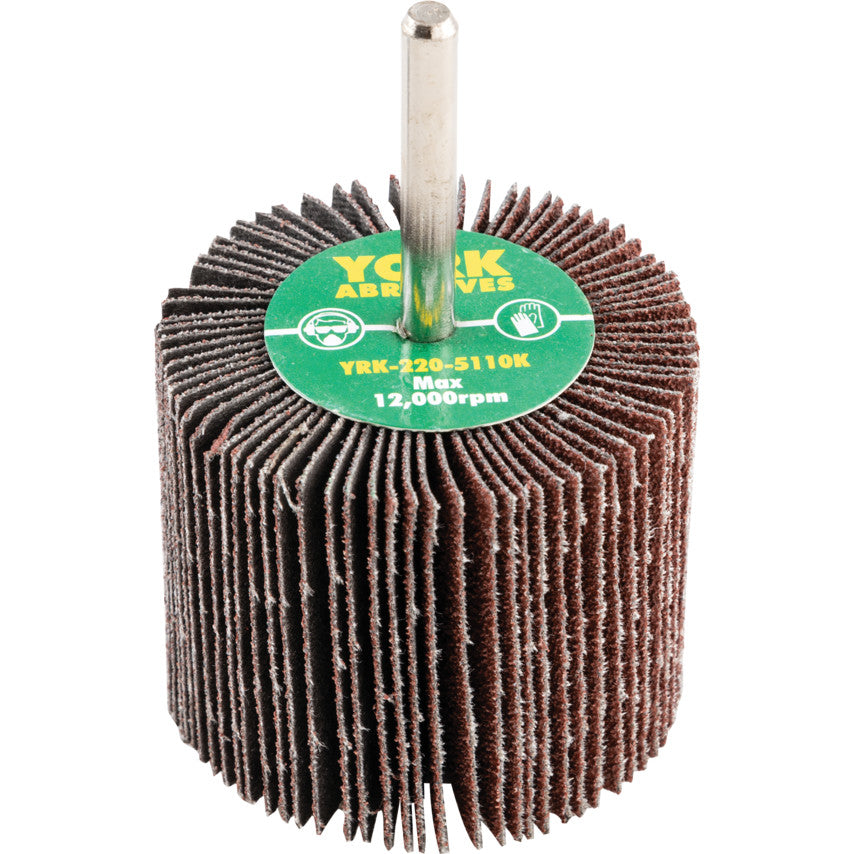 Flap Wheel, 60 x 50mm, P60, Aluminium Oxide, 6mm Shank