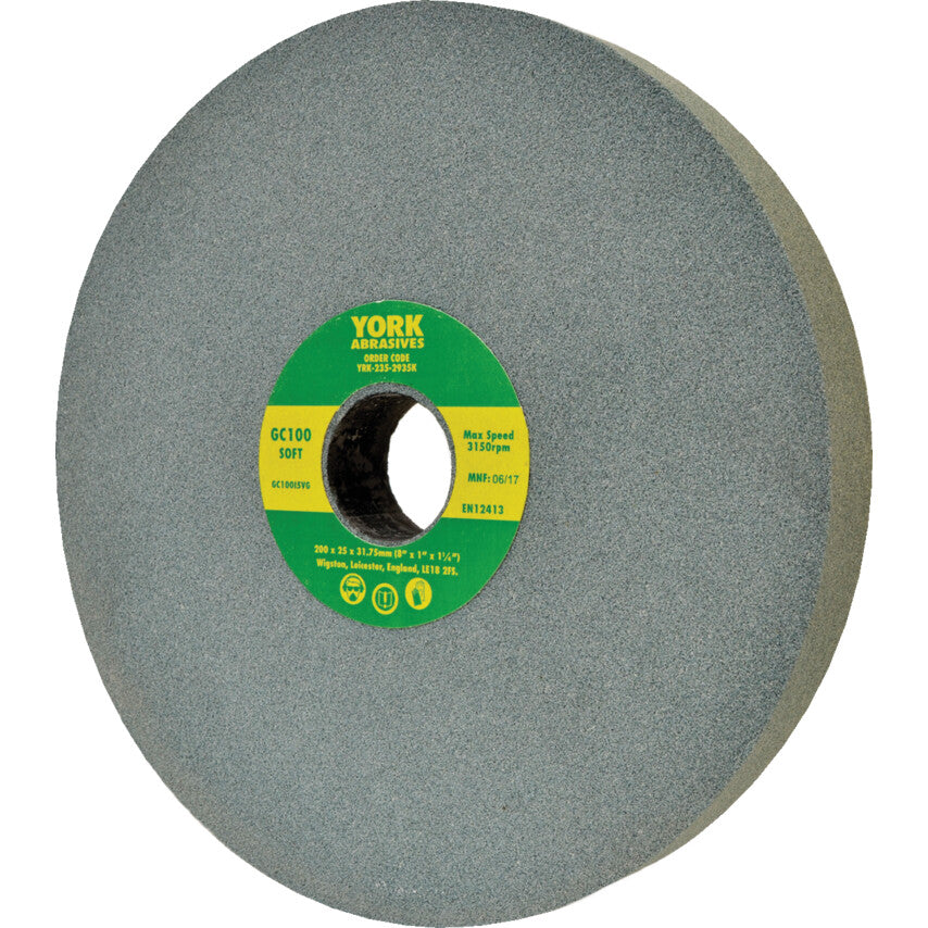 Grinding Wheel, 200 x 25 x 31.75mm, C80, Silicon Carbide